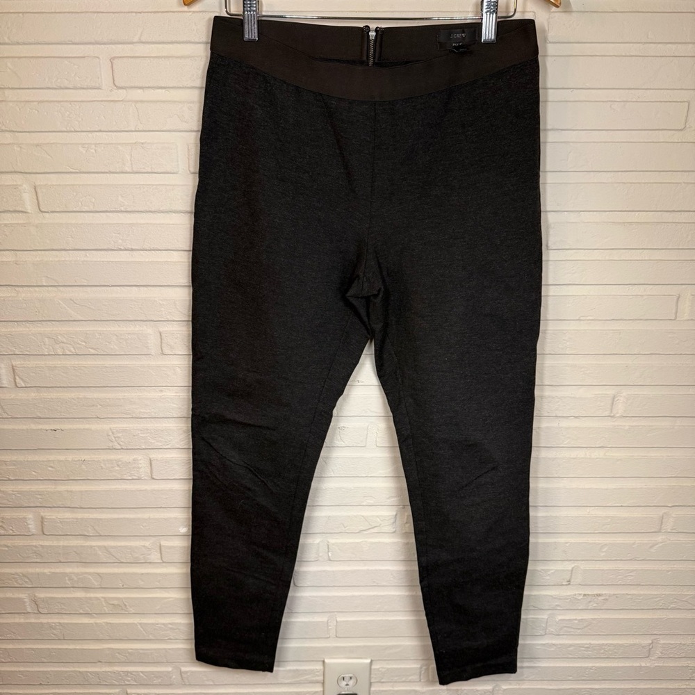 J. Crew Heather Gray Pull on Pixie Stretch Pants, Women’s Size 12 regular